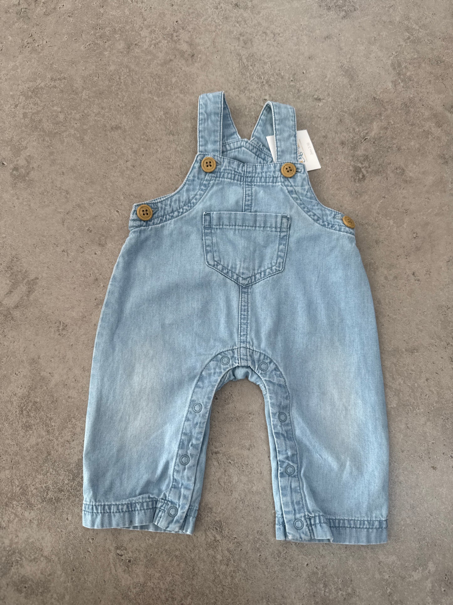 Cat & Jack baby denim overall