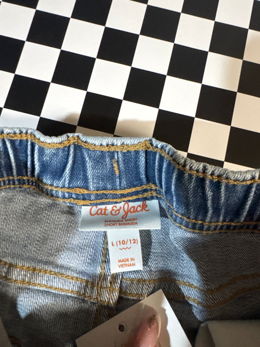 Cat & Jack denim Shorts L (10/12)