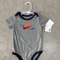 Nike short-sleeve baby bodysuit