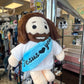 Jesus plush keychain