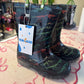 Funspread dinosaur print light-up waterproof PVC rain boots