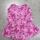 NWT Disney Minnie Mouse toddler girls' long-sleeve print dress in pink.
