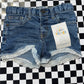 Cat&Jack girls white lace jean shorts size 5T