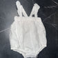 Baby bgosh white romper