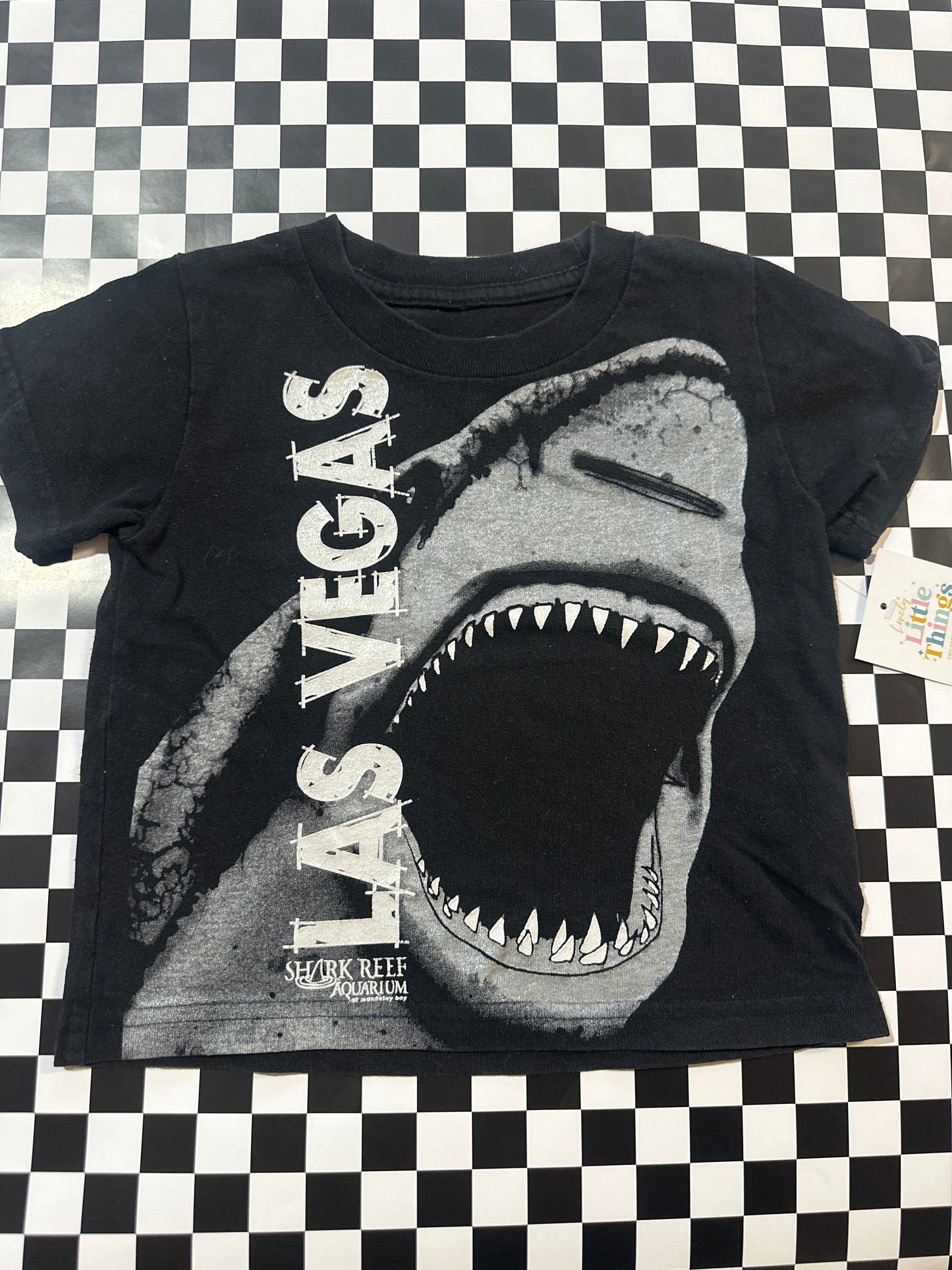 Las Vegas Aquarium shark shirt size 2T