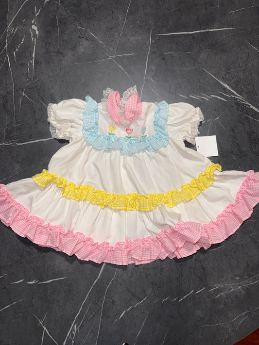 Vintage baby dress flowers