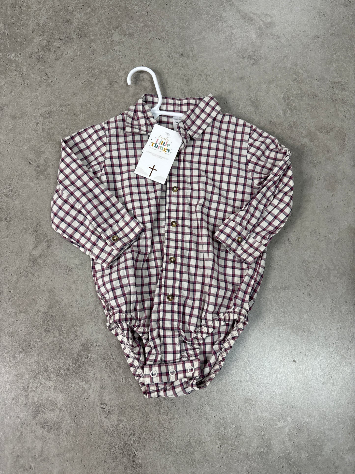 Carters button bodysuit