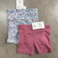 2 PC BCBG girls biker shorts