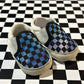 Rabeisir crib shoe size 11 blue checkered