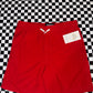 RSQ nylon red shorts L