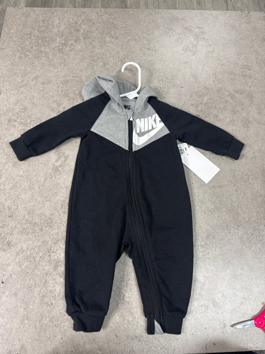 Nike baby hooded coverall romper