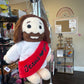 Jesus plush keychain