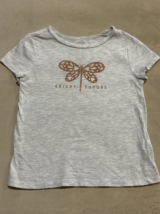 Carters Butterfly girls shirt size Small (6-7)