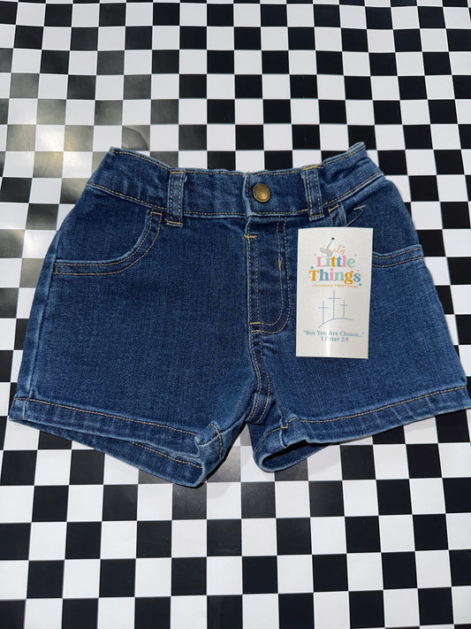 Garanimals Girls Jean shorts size 6-9 months