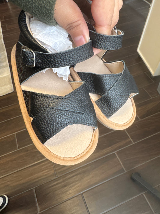 Happily Ella after Black sandles 8