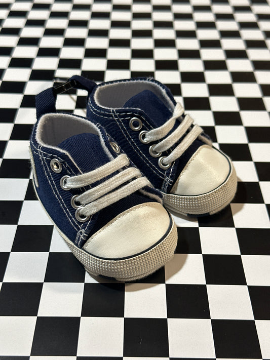 Navy Crib shoe size 1