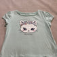 H&M girls Cat shirt size small (6-7)