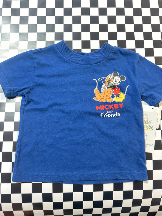 Disney Mickey&Friends boys Tshirt size 12 months blue