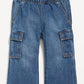 Old Navy wide leg cargo jeans ￼
