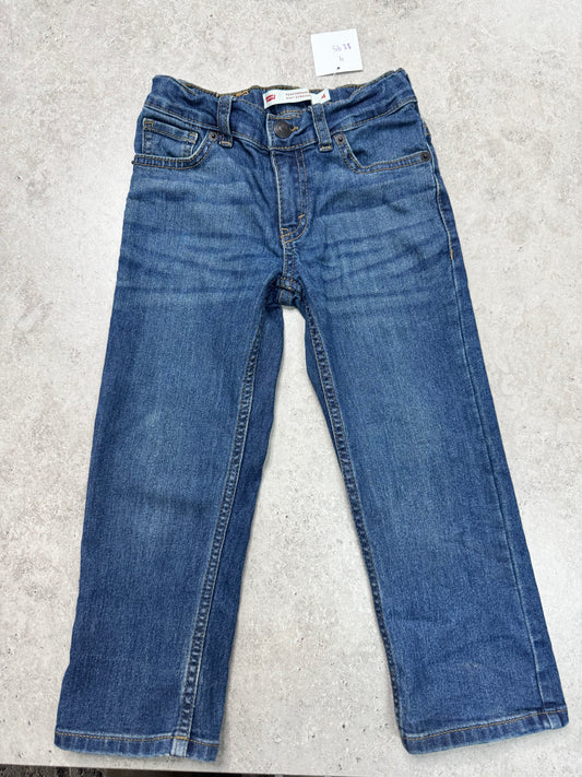 Levi's 514 Youth Boys slim fit stretch blue denim jeans