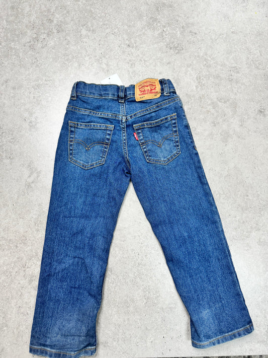 Levi's 514 Youth Boys slim fit stretch blue denim jeans